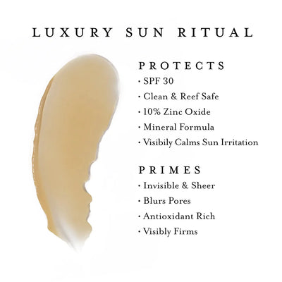 Luxury Sun Ritual Pore Smoothing Spf 30 Sunscreen